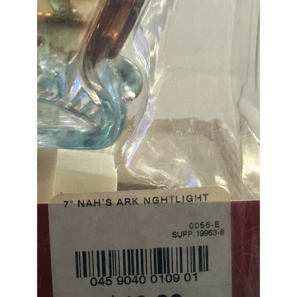 NEW Vintage Christmas Night Light Noah's Ark JC PENNEY Acrylic Santa BEAUTIFUL - Picture 8 of 11